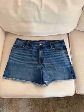 American Eagle Outfitters Dark Blue Denim Shorts